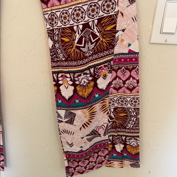 Roxy Bohemian Patterned Drawstring Pants - Picture 4 of 12